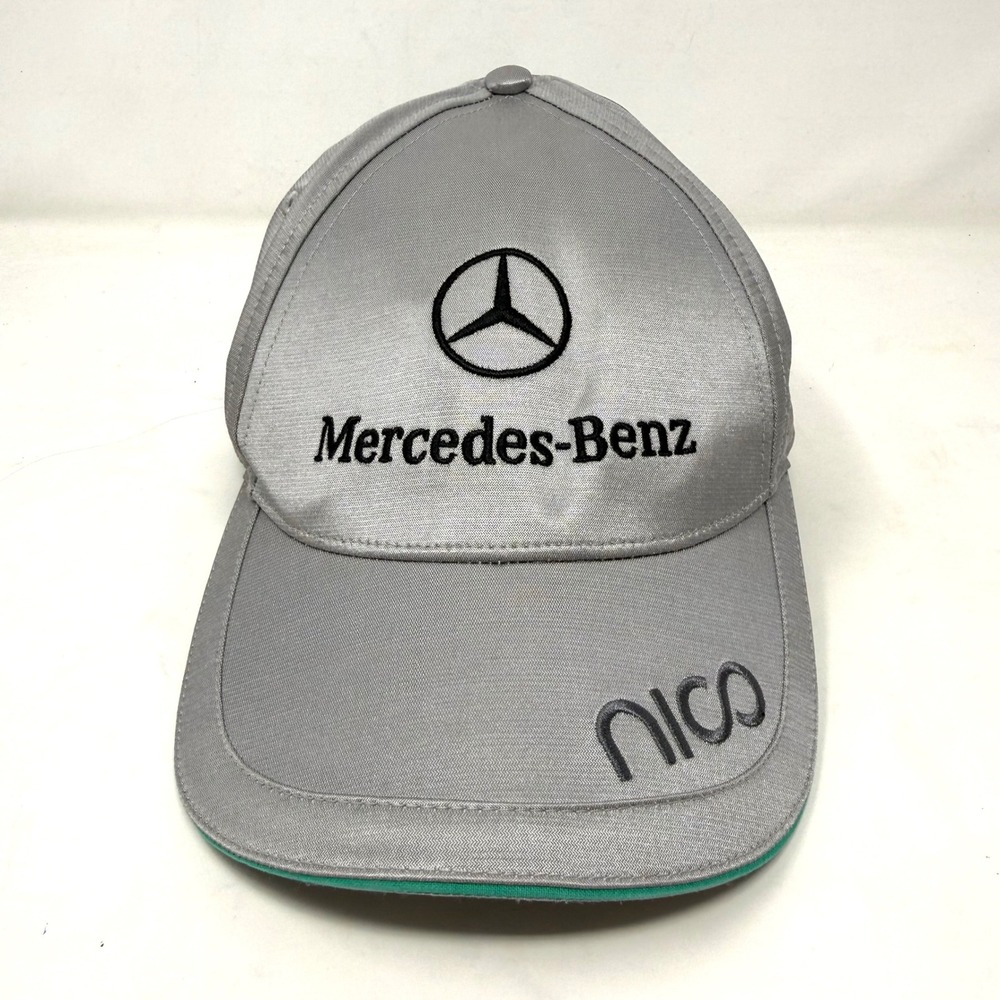 Puma Mercedes-Benz AMG Petronas F1 Nico Rosberg Silver Adjustable Driver Hat Cap